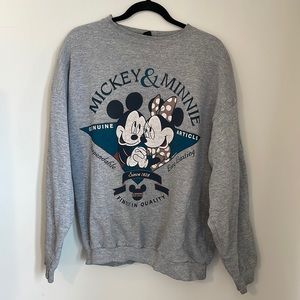 Vintage Mickey & Minnie crew neck